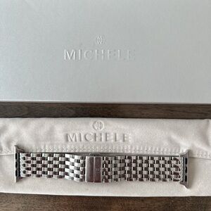 Michele Sterling Silver iWatch Band